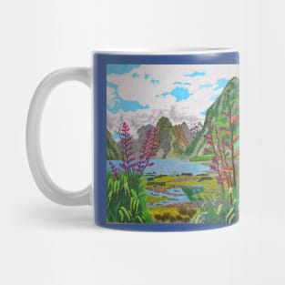 The beauty of Milford Sound, New Zealand Mug